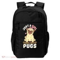 Pug Love Girl Backpack thumb 0