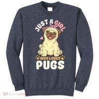 Pug Love Girl Sweatshirt thumb 0