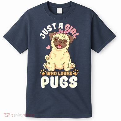 Pug Love Girl T-Shirt