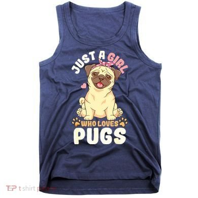 Pug Love Girl Tank Top