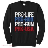 Pro Life God Gun Usa Conservative Republican Pro America Sweatshirt thumb 0