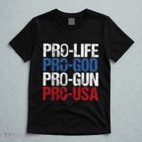 Pro Life God Gun Usa Conservative Republican Pro America T-Shirt thumb 5