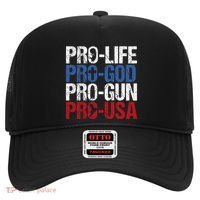 Pro Life God Gun Usa Conservative Republican Pro America Hat thumb 0