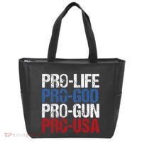 Pro Life God Gun Usa Conservative Republican Pro America Tote Bag thumb 0