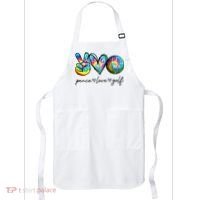 Peace Love Golf Tie Dye Cute Golf Lovers Apron thumb 0