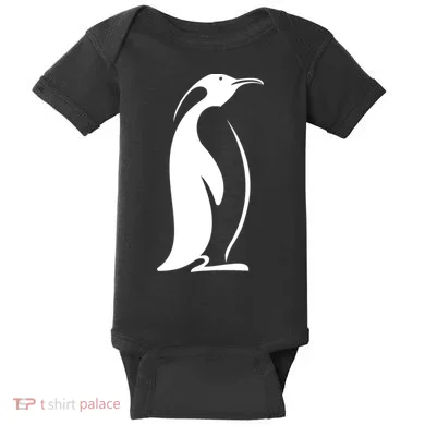 Penguin Logo Gift Baby Bodysuit