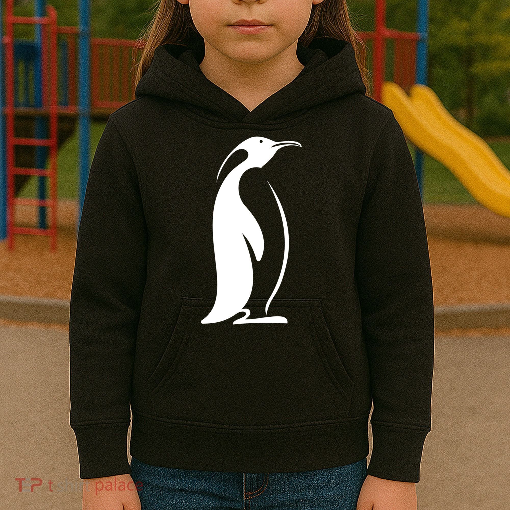 Penguin Logo Gift Kids Hoodie