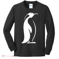Penguin Logo Gift Kids Long Sleeve Shirt thumb 0