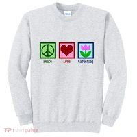 Peace Love Gardening Sweatshirt thumb 0