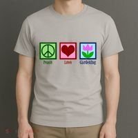 Peace Love Gardening T-Shirt thumb 3
