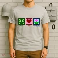 Peace Love Gardening T-Shirt thumb 6