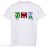 Peace Love Gardening Toddler T-Shirt thumb 0