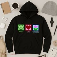 Peace Love Gardening Hoodie thumb 3