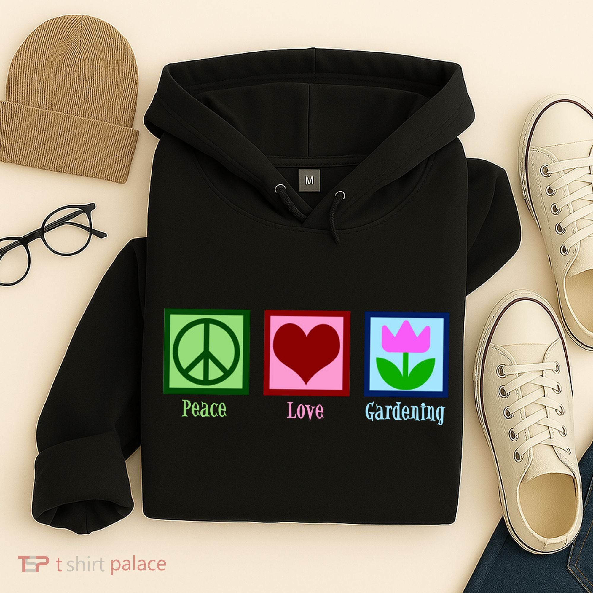 Peace Love Gardening Hoodie