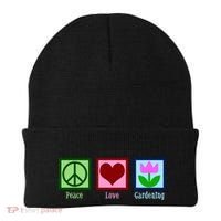 Peace Love Gardening Beanie thumb 0