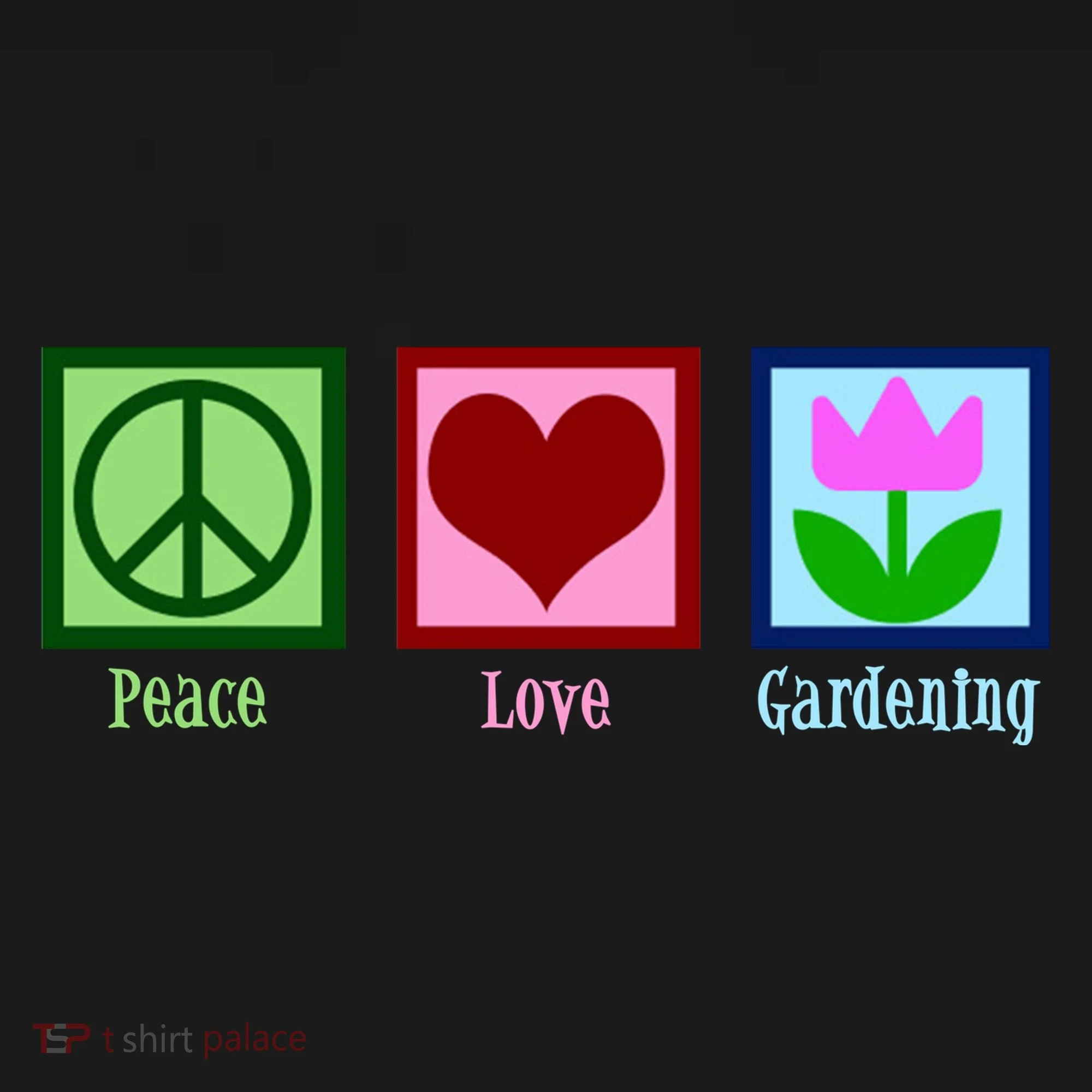 Peace Love Gardening Women's Hoodie