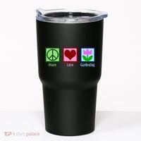 Peace Love Gardening Tumbler thumb 0