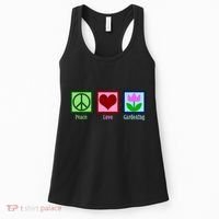 Peace Love Gardening Women's Tank Top thumb 0