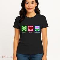 Peace Love Gardening Women's T-Shirt thumb 4
