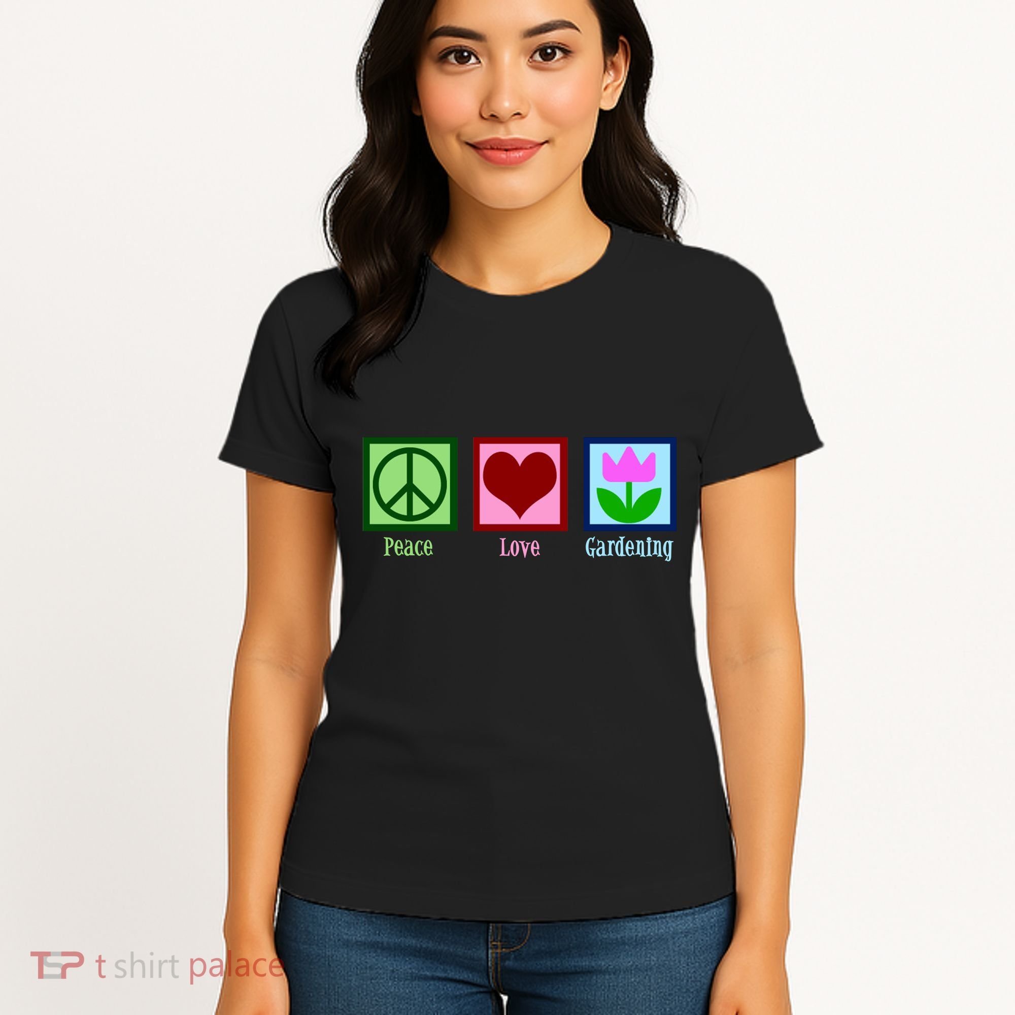 Peace Love Gardening Women's T-Shirt