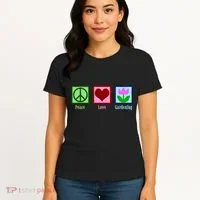 Peace Love Gardening Women's T-Shirt thumb 4