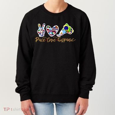 Peace Love Hispanic Heritage Month Women's Sweatshirt