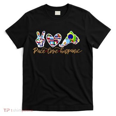 Peace Love Hispanic Heritage Month T-Shirt