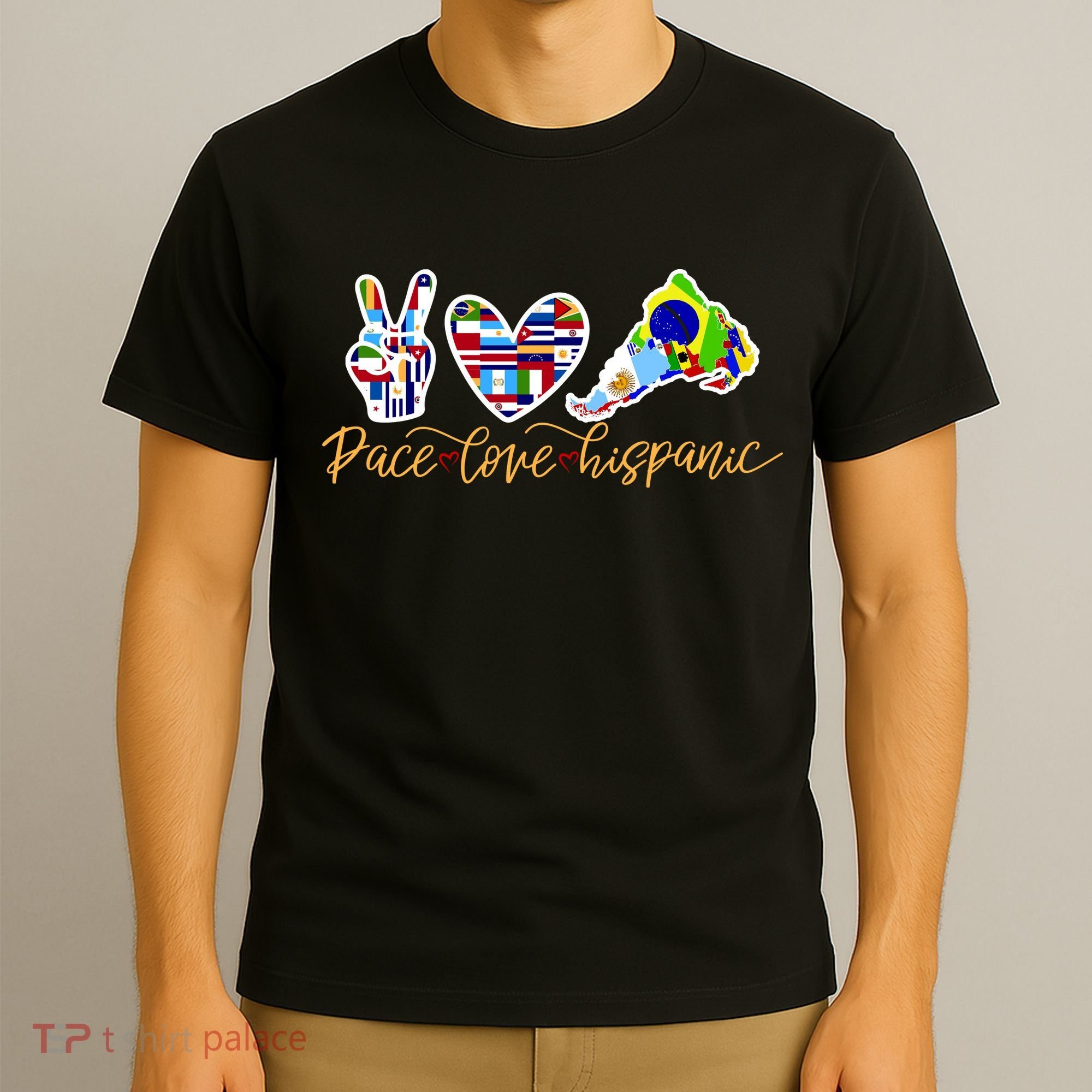 Peace Love Hispanic Heritage Month T-Shirt