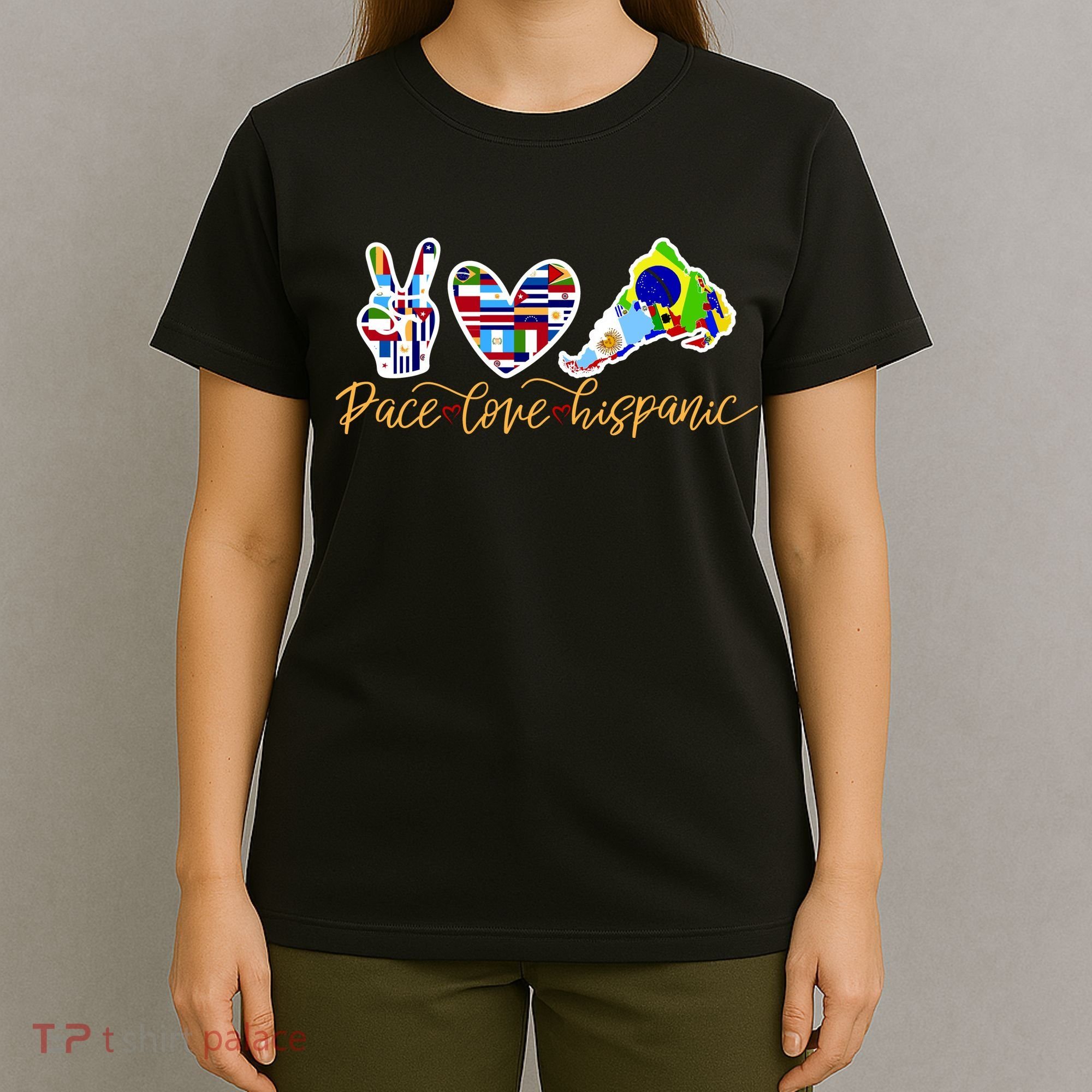 Peace Love Hispanic Heritage Month T-Shirt
