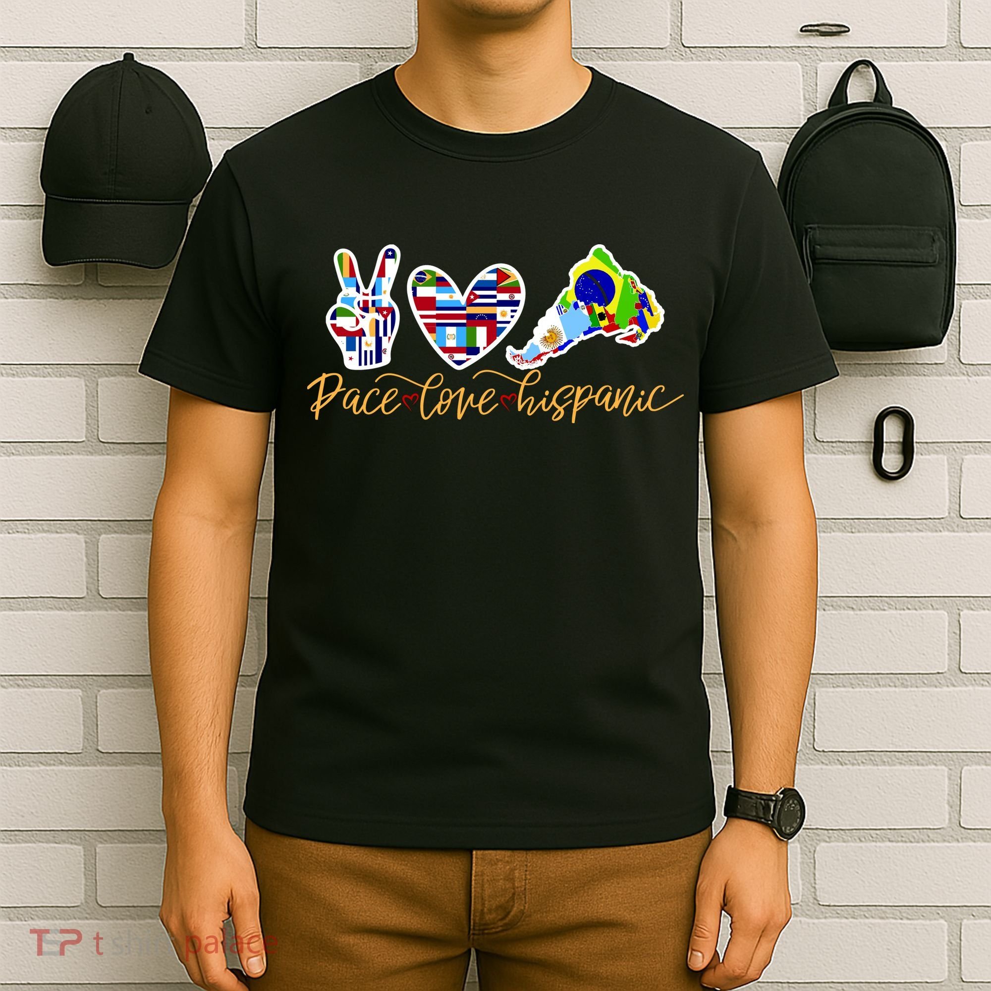 Peace Love Hispanic Heritage Month T-Shirt