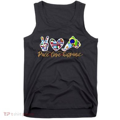 Peace Love Hispanic Heritage Month Tank Top