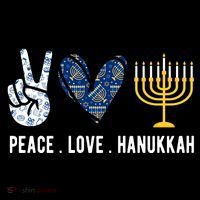 Peace Love Hanukkah Jewish Holiday Gift Coffee Mug thumb 5