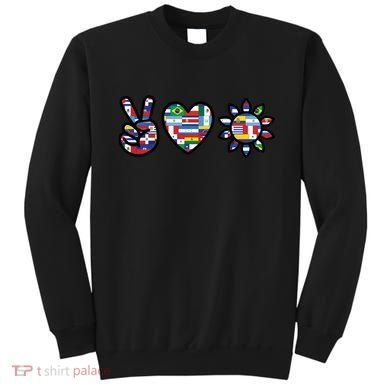 Peace Love Hispanic Heritage Month Sweatshirt