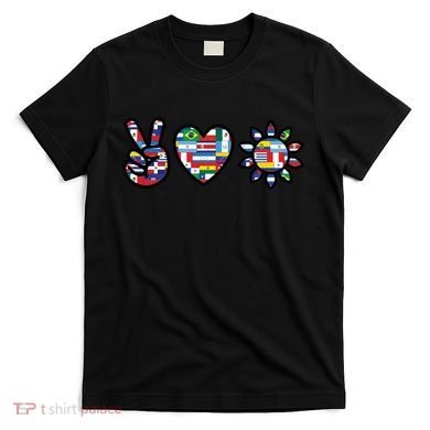 Peace Love Hispanic Heritage Month T-Shirt