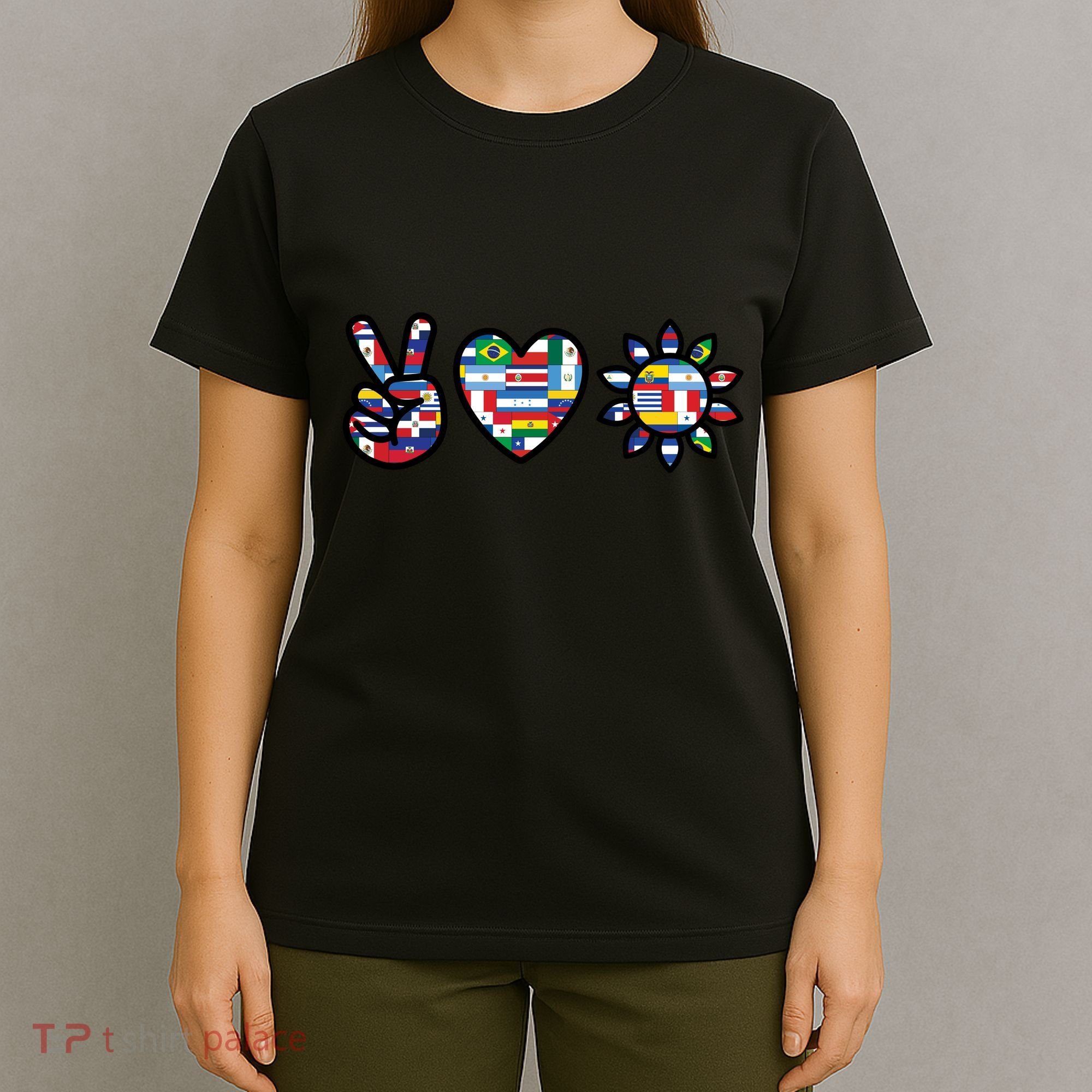 Peace Love Hispanic Heritage Month T-Shirt
