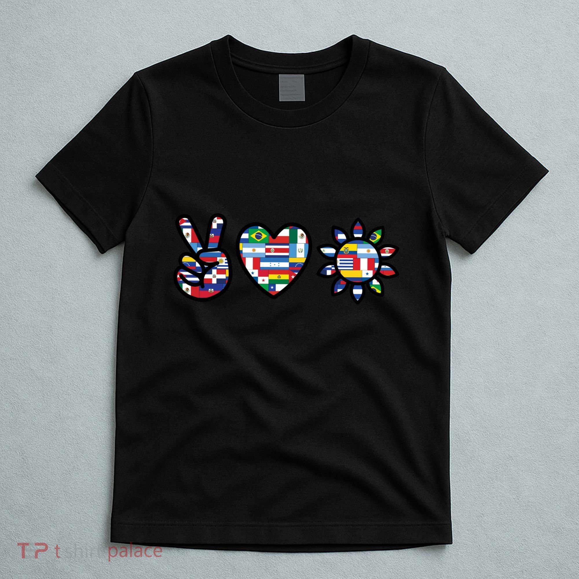 Peace Love Hispanic Heritage Month T-Shirt