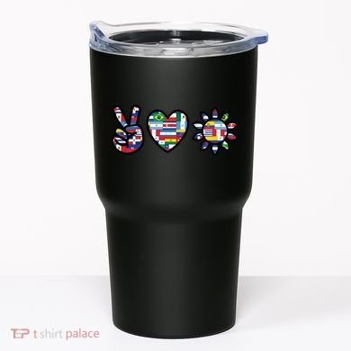 Peace Love Hispanic Heritage Month Tumbler