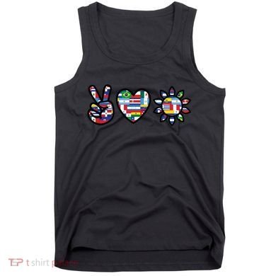 Peace Love Hispanic Heritage Month Tank Top
