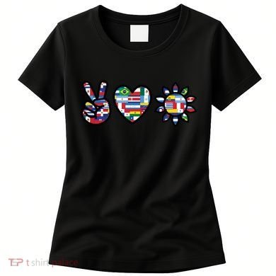 Peace Love Hispanic Heritage Month Women's T-Shirt