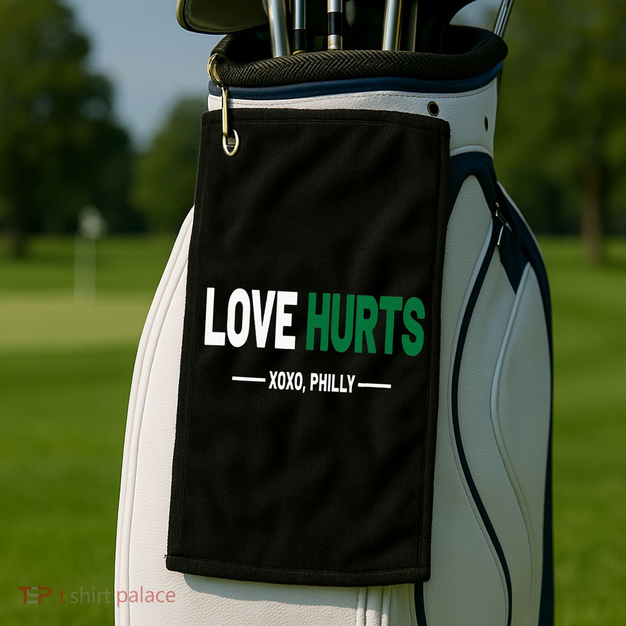 Philadelphia Love Hurts Fan Pride Golf Towel