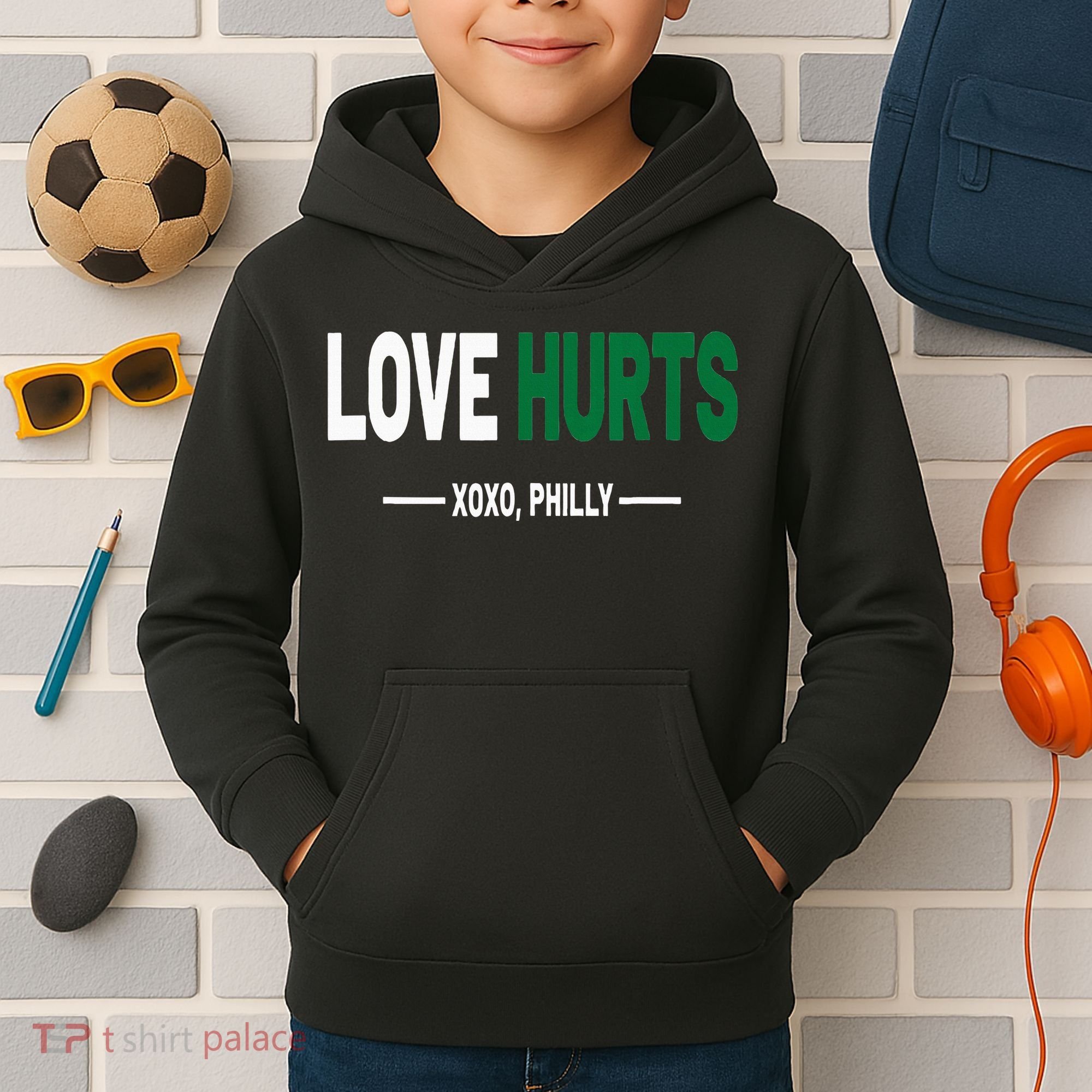 Philadelphia Love Hurts Fan Pride Kids Hoodie