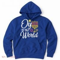 Peace Love Hanukkah Jewish Hanukkah Chanukah Hoodie thumb 0