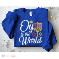 Peace Love Hanukkah Jewish Hanukkah Chanukah Sweatshirt thumb 2