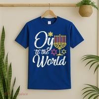 Peace Love Hanukkah Jewish Hanukkah Chanukah T-Shirt thumb 2