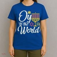 Peace Love Hanukkah Jewish Hanukkah Chanukah T-Shirt thumb 4
