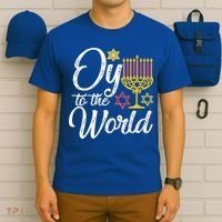 Peace Love Hanukkah Jewish Hanukkah Chanukah T-Shirt thumb 6