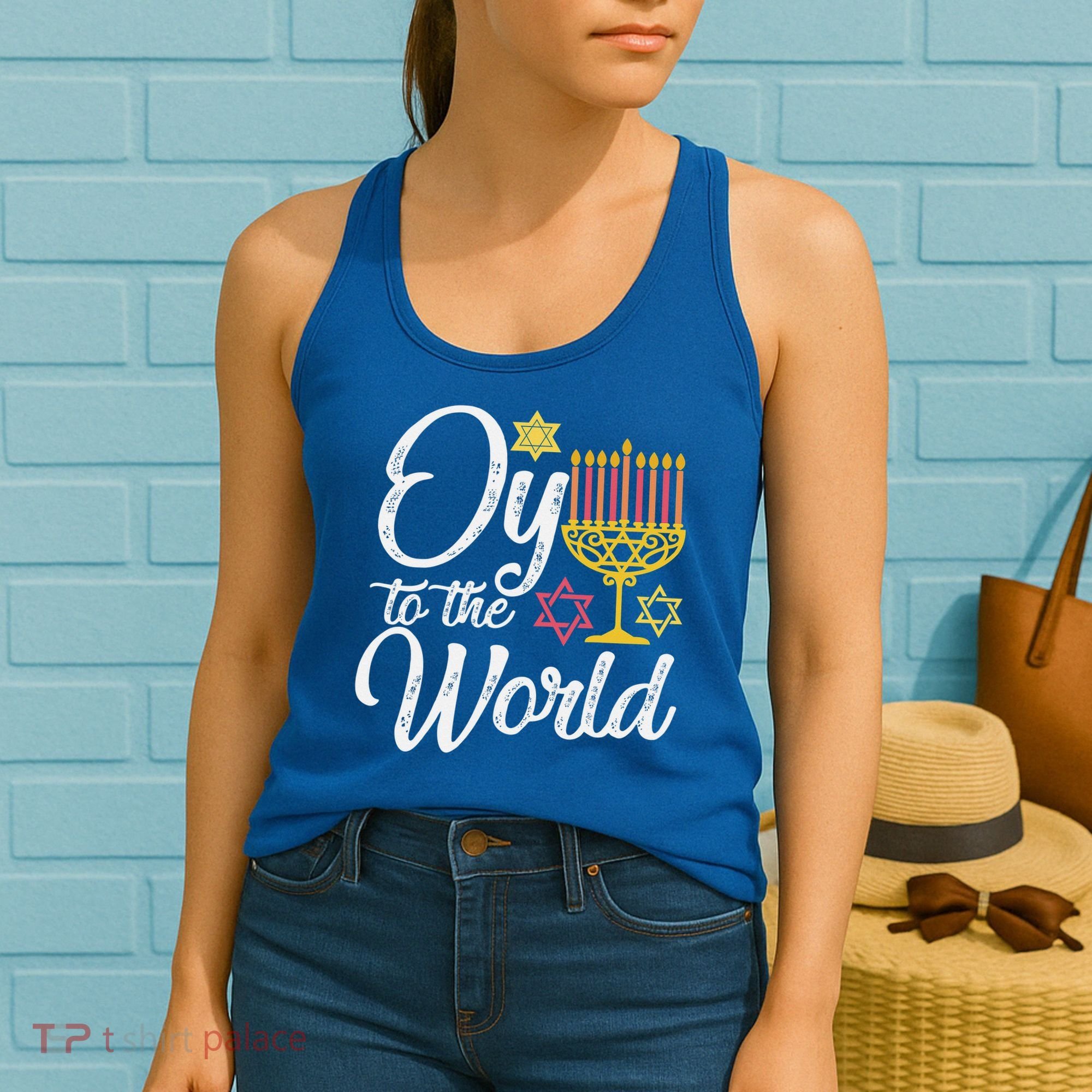 Peace Love Hanukkah Jewish Hanukkah Chanukah Women's Tank Top