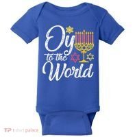 Peace Love Hanukkah Jewish Hanukkah Chanukah Baby Bodysuit thumb 0