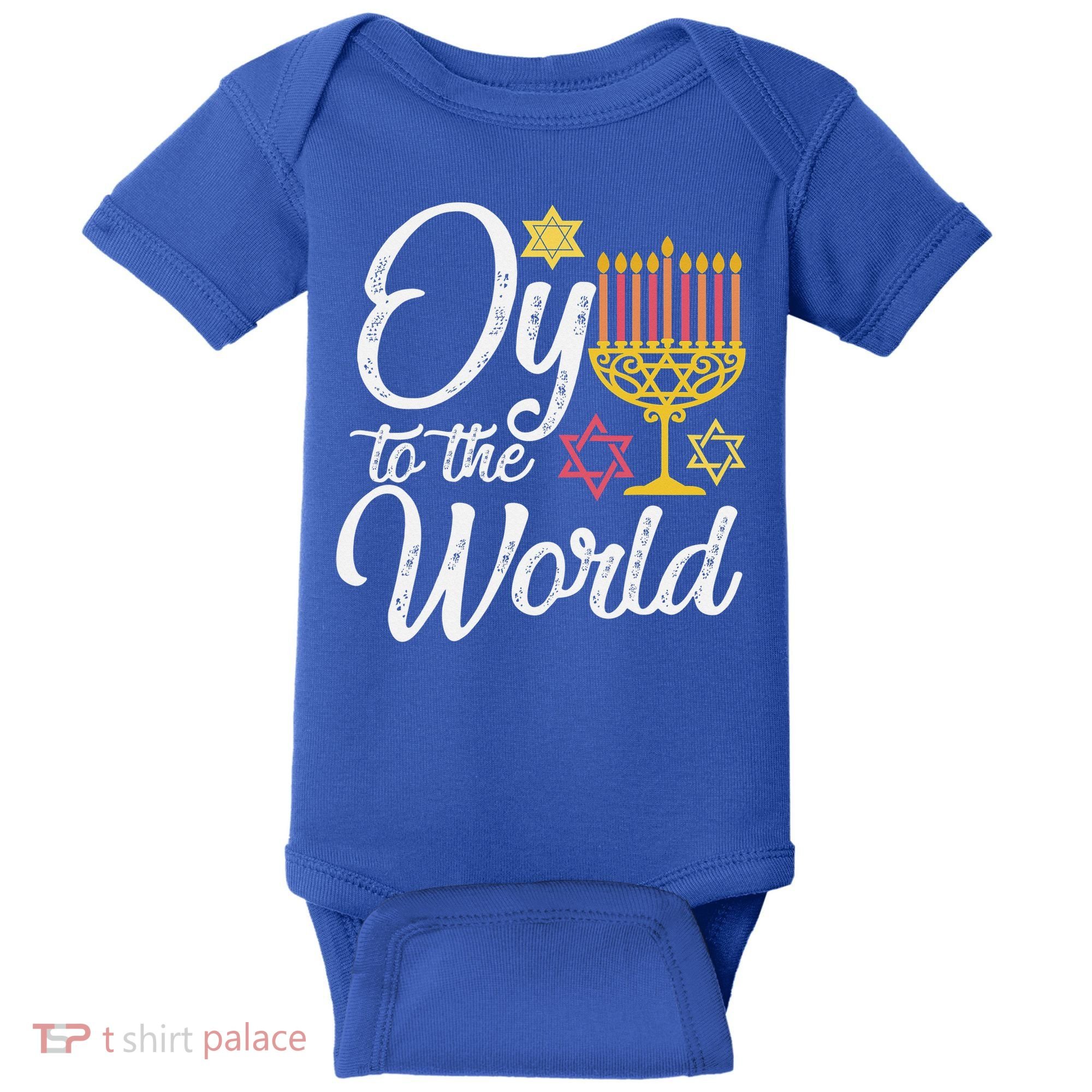 Peace Love Hanukkah Jewish Hanukkah Chanukah Baby Bodysuit
