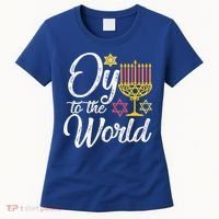 Peace Love Hanukkah Jewish Hanukkah Chanukah Women's T-Shirt thumb 0